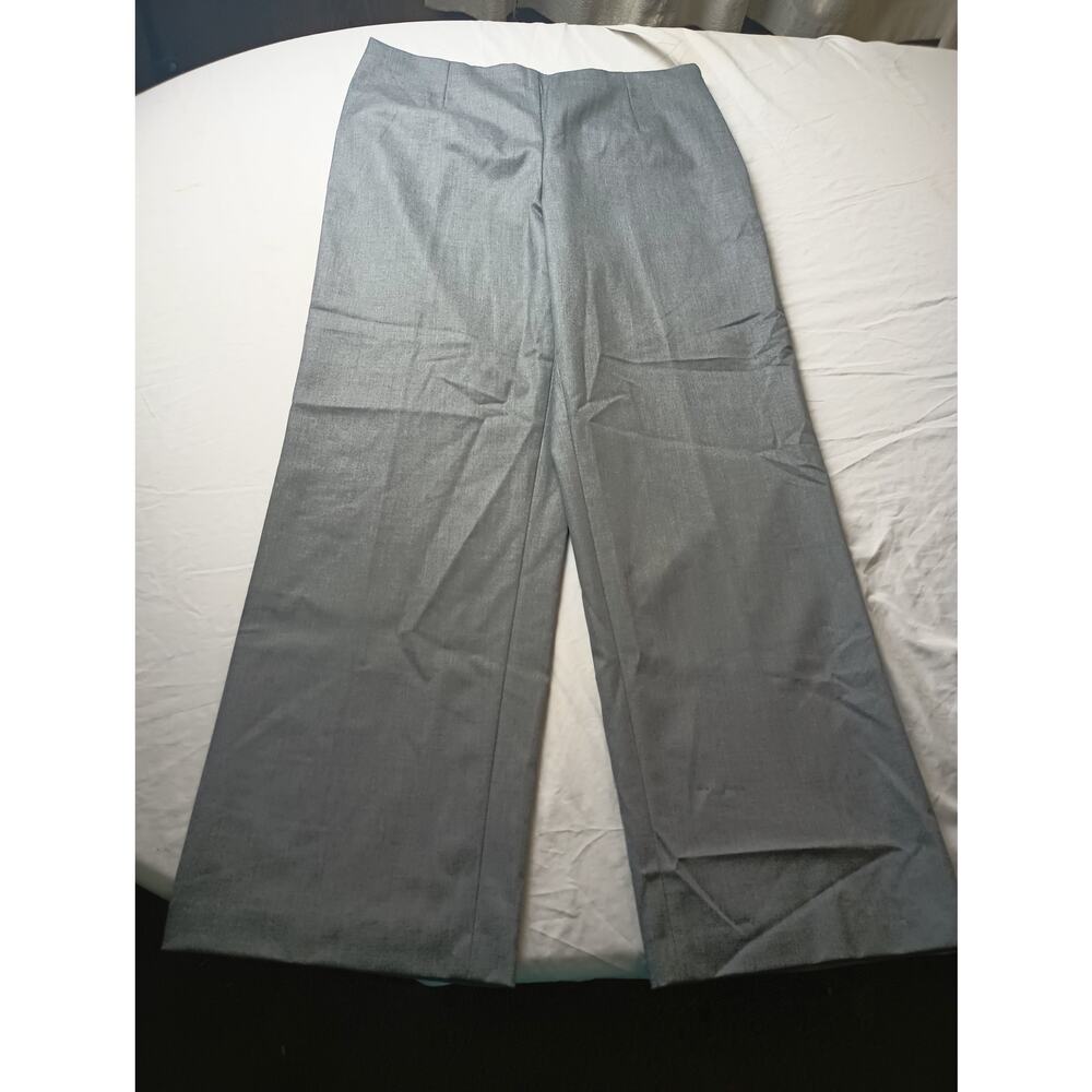Coldwater Creek Stretch Flannel Holly Pants Gray NWT Women Size 14 Office Career